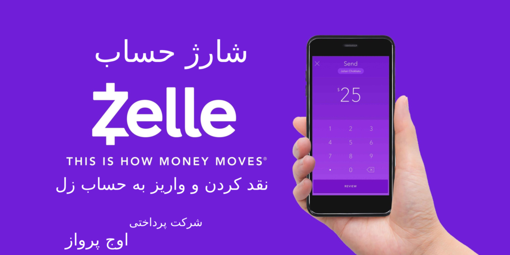 zelle 4 انتقال پول به حساب زل امریکا